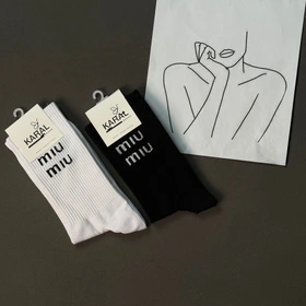 جوراب ساقدار miu miu
