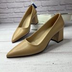 کفش مجلسی مدل بیتا بیاله پاشنه 5 سانت کارامل پ