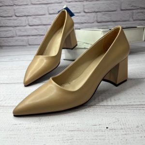 کفش مجلسی مدل بیتا بیاله پاشنه 5 سانت کارامل پ
